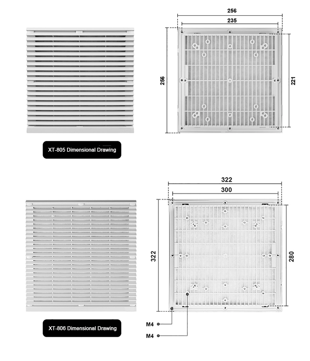 Heat Dissipation Plastic Dust Cover